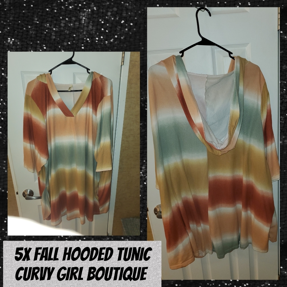 Fall hooded Tunic size 5x